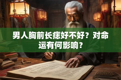 男人胸前长痣好不好？对命运有何影响？