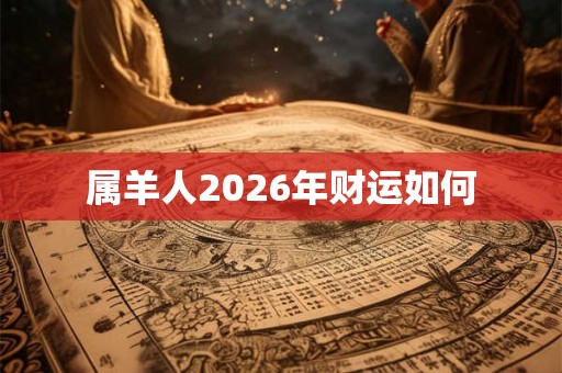 属羊人2026年财运如何