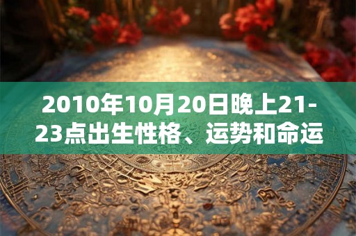 2010年10月20日晚上21-23点出生性格、运势和命运