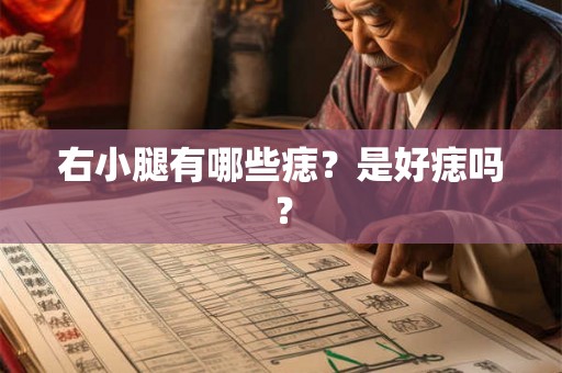 右小腿有哪些痣？是好痣吗？