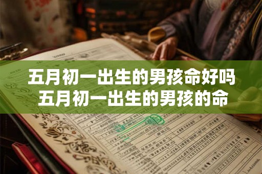 五月初一出生的男孩命好吗 五月初一出生的男孩的命运如何
