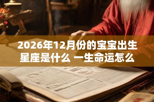 2026年12月份的宝宝出生星座是什么 一生命运怎么样
