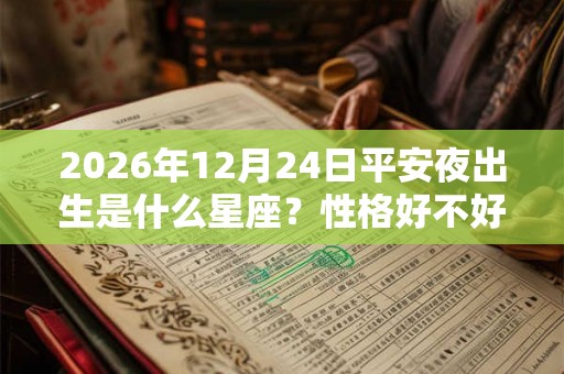 2026年12月24日平安夜出生是什么星座？性格好不好？
