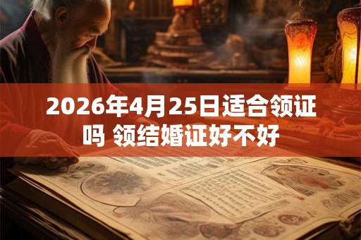 2026年4月25日适合领证吗 领结婚证好不好