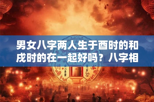 男女八字两人生于酉时的和戌时的在一起好吗？八字相克？