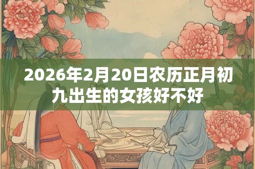 2026年2月20日农历正月初九出生的女孩好不好