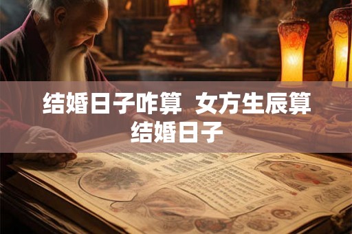 结婚日子咋算  女方生辰算结婚日子