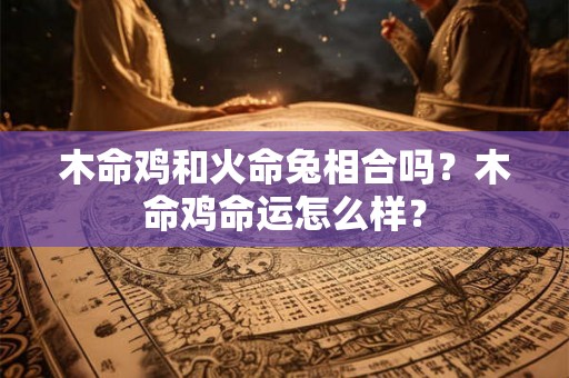 木命鸡和火命兔相合吗？木命鸡命运怎么样？