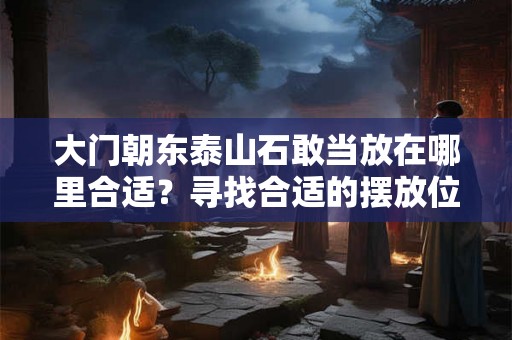 大门朝东泰山石敢当放在哪里合适？寻找合适的摆放位置