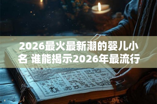 2026最火最新潮的婴儿小名 谁能揭示2026年最流行的婴儿小名