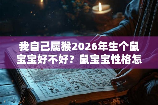 我自己属猴2026年生个鼠宝宝好不好？鼠宝宝性格怎么样？