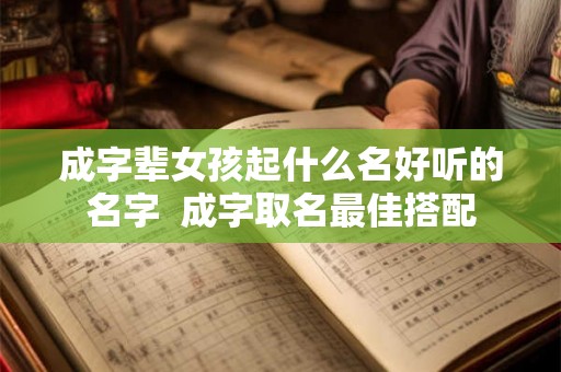 成字辈女孩起什么名好听的名字  成字取名最佳搭配