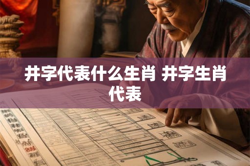 井字代表什么生肖 井字生肖代表