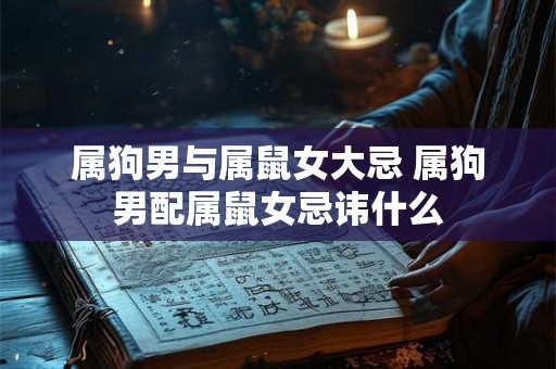 属狗男与属鼠女大忌 属狗男配属鼠女忌讳什么