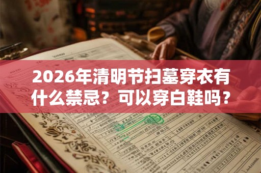 2026年清明节扫墓穿衣有什么禁忌？可以穿白鞋吗？