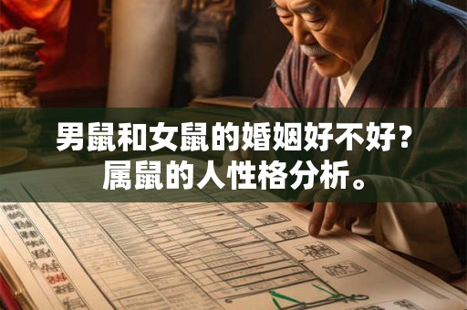 男鼠和女鼠的婚姻好不好?属鼠的人性格分析。 男鼠和女鼠的婚姻好不好?属鼠的人性格分析。