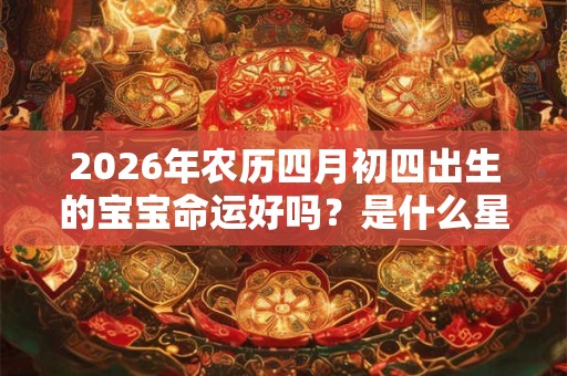 2026年农历四月初四出生的宝宝命运好吗？是什么星座？