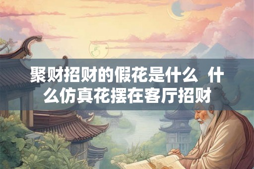 聚财招财的假花是什么  什么仿真花摆在客厅招财