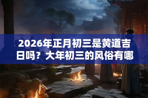 2026年正月初三是黄道吉日吗?大年初三的风俗有哪些? 2026年正月初三是黄道吉日吗?大年初三的风俗有哪些?
