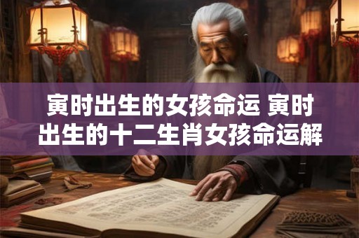 寅时出生的女孩命运 寅时出生的十二生肖女孩命运解析 寅时出生的女孩命运 寅时出生的十二生肖女孩命运解析