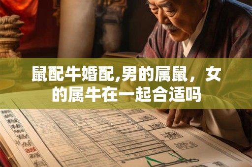 鼠配牛婚配,男的属鼠,女的属牛在一起合适吗 鼠配牛婚配,男的属鼠,女的属牛在一起合适吗