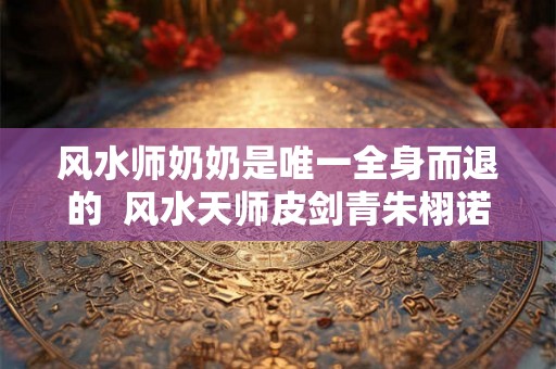风水师奶奶是唯一全身而退的  风水天师皮剑青朱栩诺