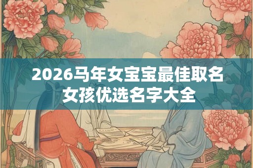 2026马年女宝宝最佳取名 女孩优选名字大全 2026马年女宝宝最佳取名 女孩优选名字大全