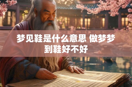 梦见鞋是什么意思 做梦梦到鞋好不好