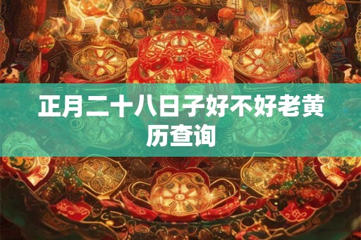 正月二十八日子好不好老黄历查询