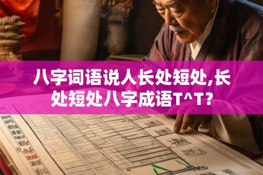 八字词语说人长处短处,长处短处八字成语T^T？