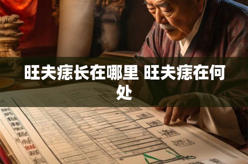 旺夫痣长在哪里 旺夫痣在何处 旺夫痣长在哪里 旺夫痣在何处