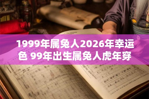 1999年属兔人2026年幸运色 99年出生属兔人虎年穿什么颜色衣服好