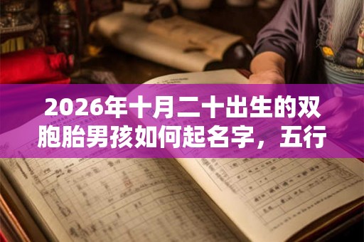 2026年十月二十出生的双胞胎男孩如何起名字，五行属相是什么？