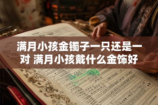 满月小孩金镯子一只还是一对 满月小孩戴什么金饰好