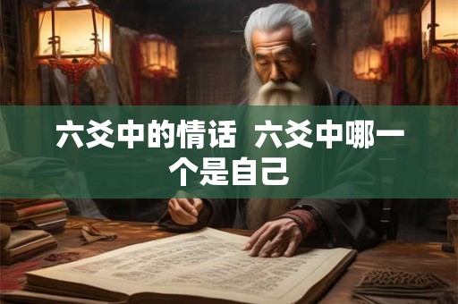 六爻中的情话  六爻中哪一个是自己