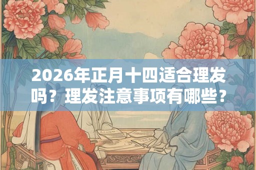 2026年正月十四适合理发吗?理发注意事项有哪些? 2026年正月十四适合理发吗?理发注意事项有哪些?