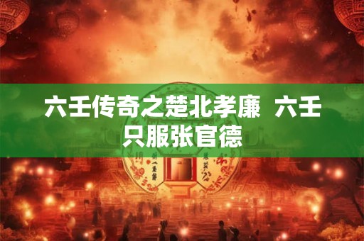 六壬传奇之楚北孝廉  六壬只服张官德