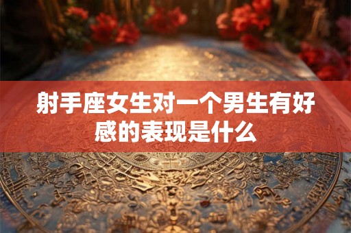 射手座女生对一个男生有好感的表现是什么