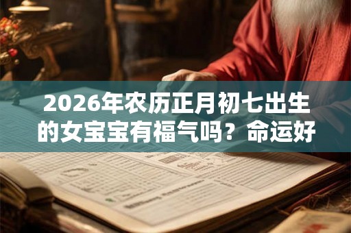 2026年农历正月初七出生的女宝宝有福气吗？命运好吗？
