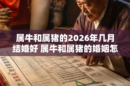属牛和属猪的2026年几月结婚好 属牛和属猪的婚姻怎么样 属牛和属猪的2026年几月结婚好 属牛和属猪的婚姻怎么样