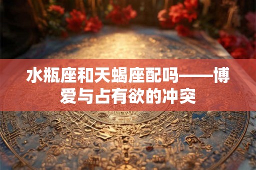 水瓶座和天蝎座配吗——博爱与占有欲的冲突