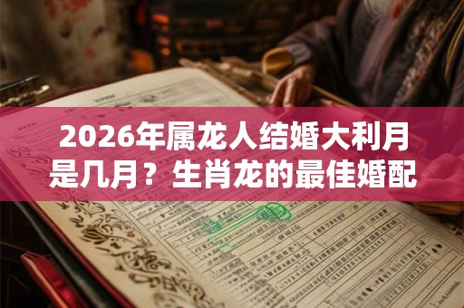 2026年属龙人结婚大利月是几月？生肖龙的最佳婚配属相