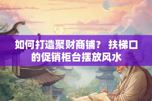 如何打造聚财商铺？ 扶梯口的促销柜台摆放风水