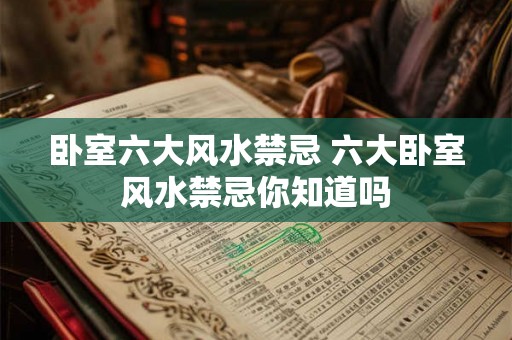 卧室六大风水禁忌 六大卧室风水禁忌你知道吗