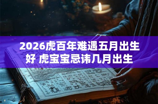 2026虎百年难遇五月出生好 虎宝宝忌讳几月出生