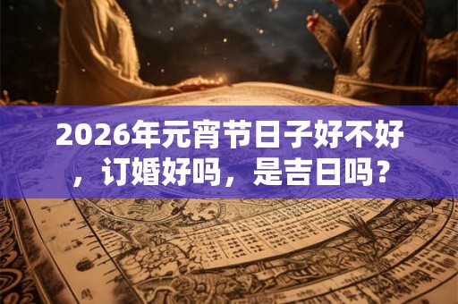 2026年元宵节日子好不好,订婚好吗,是吉日吗? 2026年元宵节日子好不好,订婚好吗,是吉日吗?