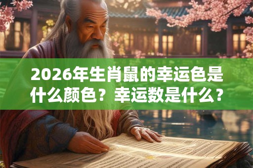 2026年生肖鼠的幸运色是什么颜色？幸运数是什么？