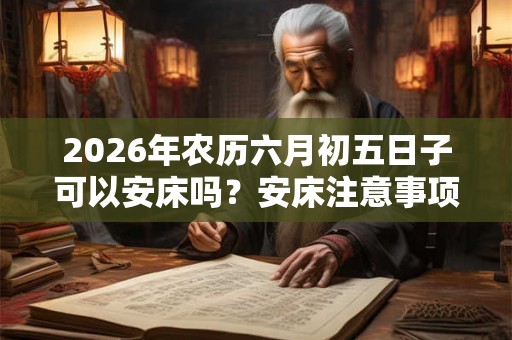 2026年农历六月初五日子可以安床吗？安床注意事项？