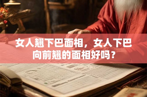 女人翘下巴面相，女人下巴向前翘的面相好吗？