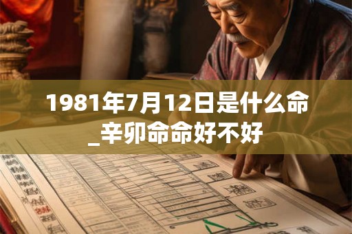 1981年7月12日是什么命_辛卯命命好不好 1981年7月12日是什么命_辛卯命命好不好